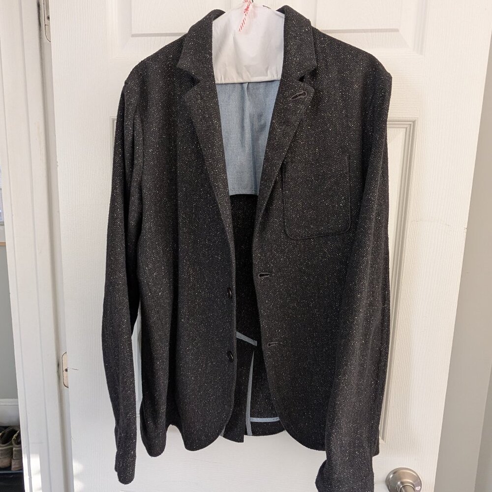 Telegraph Jacket - Charcoal Tweed Herringbone